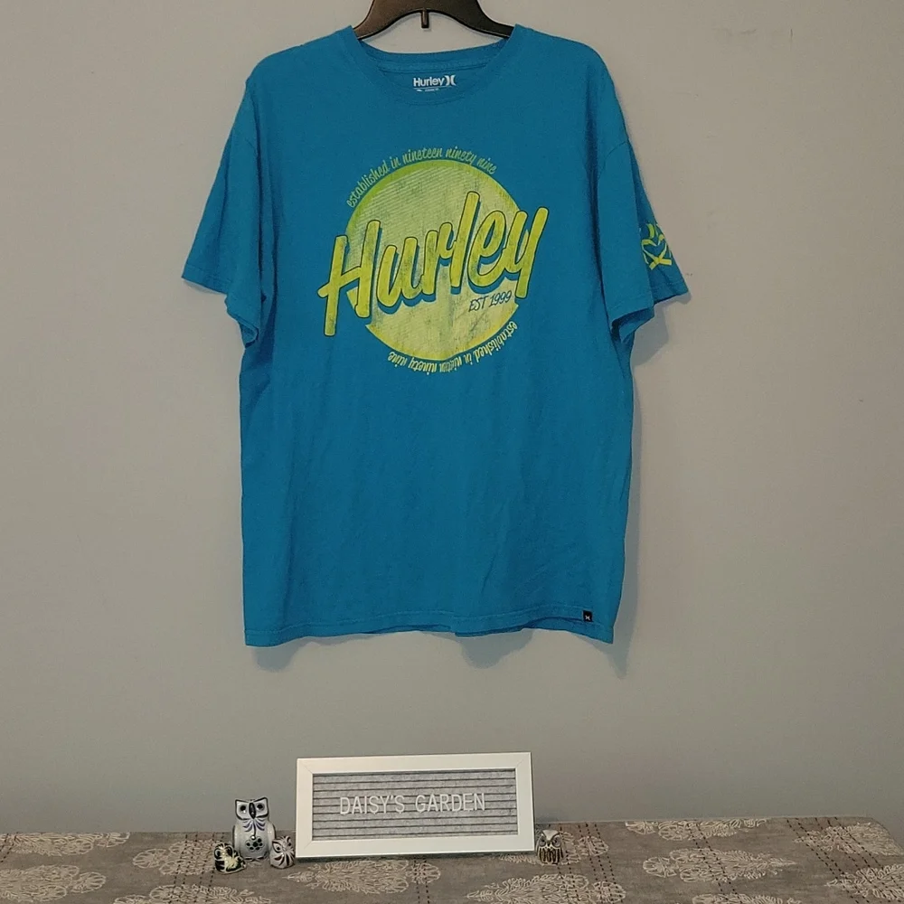 Hurley | Blue & Yellow Shirt | XL